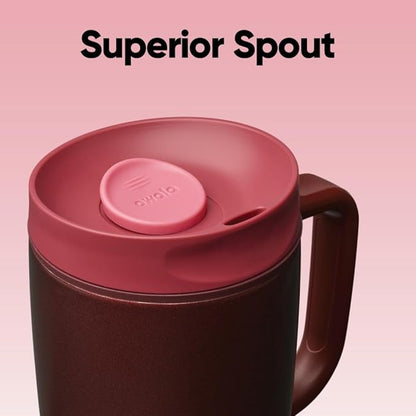 Owala SmoothSip Slider Stainless Steel Insulated Travel Mug - Image 4