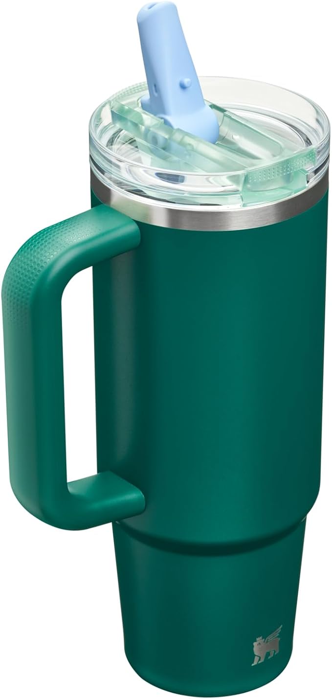 STANLEY Quencher ProTour Flipstraw Tumbler, 30 oz, Emerald Honeydew | Built-In - Image 3