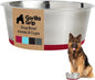 GORILLA GRIP Dog Bowl, Holds 8 Cups, Food Grade 304 Stainless Steel Food and by Unknown