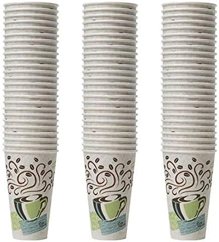 Dixie Perfectouch Insulated Paper Hot Cup, Coffee Haze Design - Image 2
