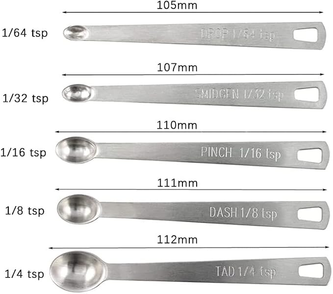 15-Pc Stackable Measuring Cups and Mini Spoons Set - Image 2