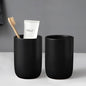 Matte Black Toothbrush Holders for Bathrooms by BSDISP