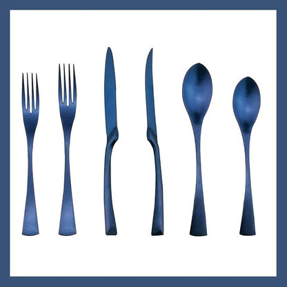 24-Piece Flatware Set, Extra Thick Heavy Duty - Image 9