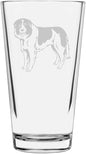 Bucovina Shepherd Custom Personalized Dog Themed Etched All Purpose 16oz Pint Glass