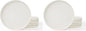 famiware Star Salad Plates for 6, 8 inches Plate Set, Stoneware Dinnerware by Famiware