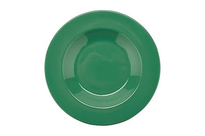 G.E.T. B-1611-FG-EC Melamine Pasta Bowl with Wide Rim, 16 Ounce, Forest Green (Set of 4)