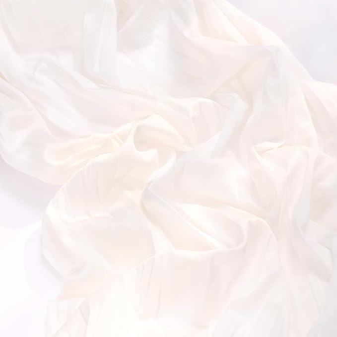 8 Pack Ivory White Cheesecloth Table Runner Rustic Gauze Centerpiece | - Image 4
