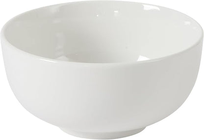 Gibson Home Summit View 17-Piece Porcelain Plates and Bowls Set W/Metal Rack - Image 6