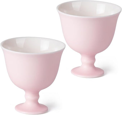 KAMMAK Ceramic Tea Cups Set of 2, 4 oz, Vintage Small Teacups, 723N | Hand by KAMMAK