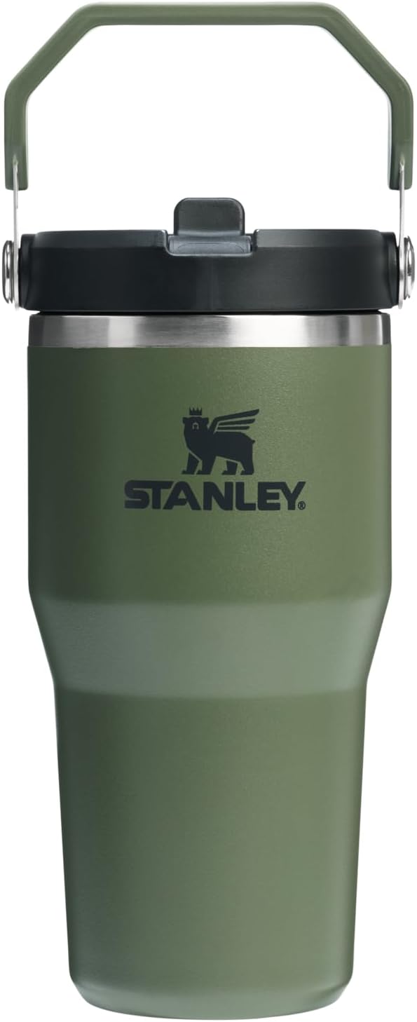 STANLEY IceFlow 2.0 Flip Straw Tumbler, 20 oz, Dried Pine | Easy Carry Handle | by Unknown