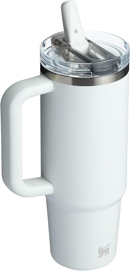 STANLEY Quencher ProTour Flipstraw Tumbler, 30 oz, Frost | Built-In Straw & - Image 3