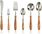 6-Piece Vintage Luxury 18/10 Stainless Steel Silverware Set by BLEWAR
