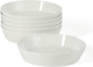 Martha Stewart Selma Pasta Bowls Set of 6, 43oz White Porcelain Soup Bowls & by MarthaStewart