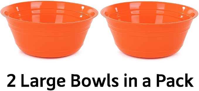 Mintra Home Plastic Bowls -10.75W x 4.5inH - Image 7