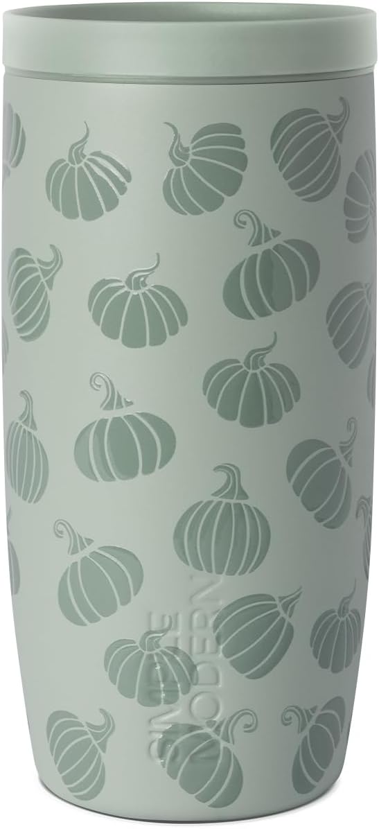 Simple Modern Halloween Travel Coffee Mug 360° Lid | 16oz | Pumpkins | Voyager by Unknown