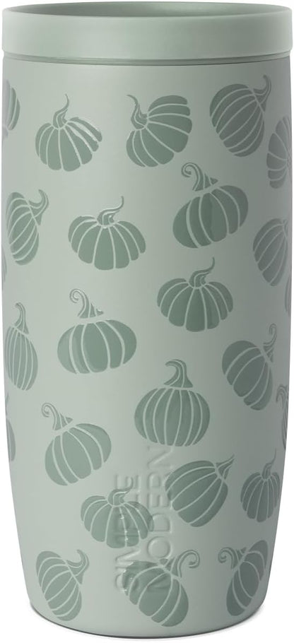 Simple Modern Halloween Travel Coffee Mug 360° Lid | 16oz | Pumpkins | Voyager by Unknown