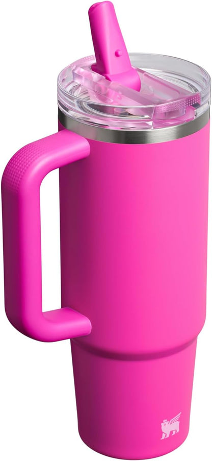 STANLEY Quencher ProTour Flipstraw Tumbler, 30 oz, Violet Blossom | Built-In - Image 3