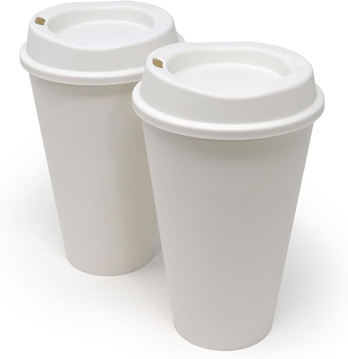 Rolling Sands USA Made 16 oz Reusable Coffee Cups by RollingSands