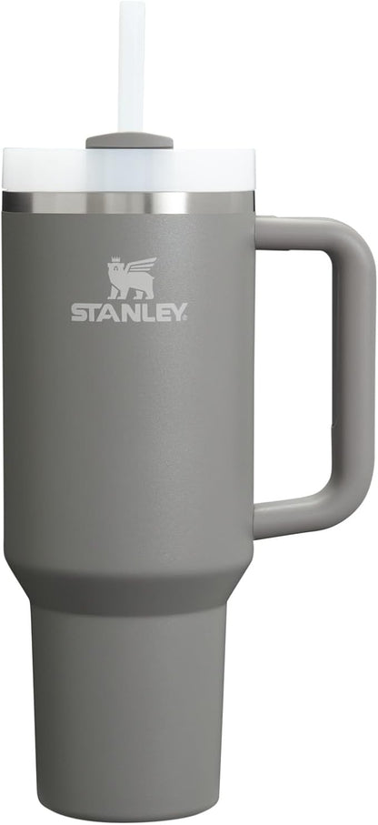 STANLEY Quencher H2.0 Flow State Tumbler, 40 oz, Stone | Handle and Straw | by Unknown
