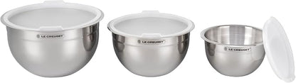 Le Creuset Stainless Steel Nested Mixing Bowls - Image 4