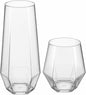 Oojami 48 Pack Diamond Plastic Champagne Flutes Stemless 9oz & 12oz Cups | by Oojami