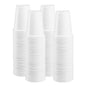 GUSTO 7 oz White Disposable Plastic Cups Cold Beverage Cups by GUSTO