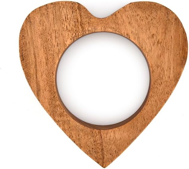 Napkin Rings Acacia Wood Heart Shape Napkin Rings - Image 4