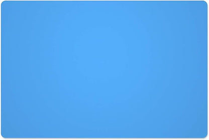 Silicone Placemats, Food-Grade Non-Slip Waterproof, Dining, Stain Resistant, Countertop Protector, Kitchen Counter Mat, Heat Resistant, Baking mat Dishwasher Safe (23.6"×15.7"-1pack, Blue)
