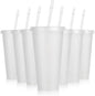 Hooqict 7 Pack Reusable Plastic Cups by Hooqict