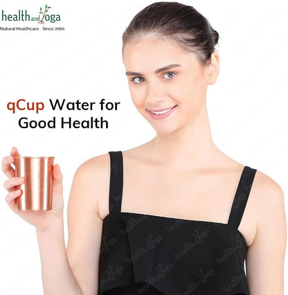 HealthAndYoga™ qCup Pure Copper Tumblers - Image 4