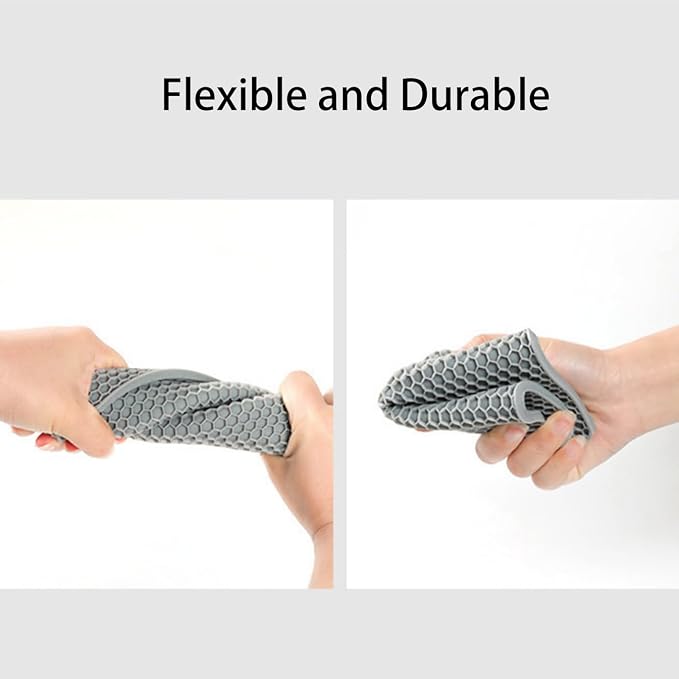 Silicone Non-Slip, Heat Resistant & Water-Trapping Trivet Mats - Image 3