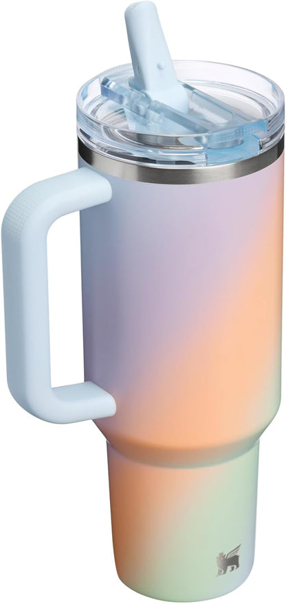 STANLEY Quencher ProTour Flipstraw Tumbler, 40 oz, Sunrise Spiral | Built-In - Image 3