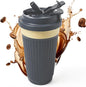 Vacuum Insulated Stainless Steel Travel Coffee Mug, Leak Proof Cup by SPLMIFA