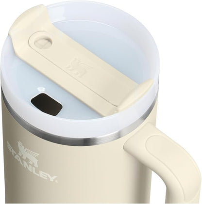 STANLEY Quencher H2.0 Flow State Tumbler, 40 oz, Toasted Almond | Handle and - Image 2