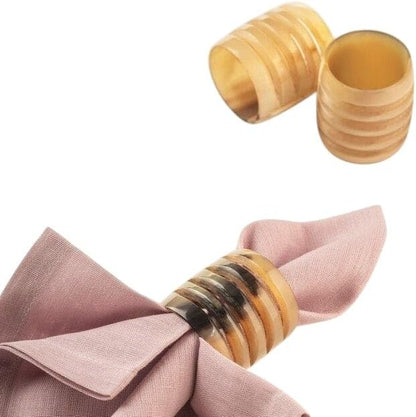 Classic Handmade Resin Napkin Rings Set, Dining Table Holders - Image 5