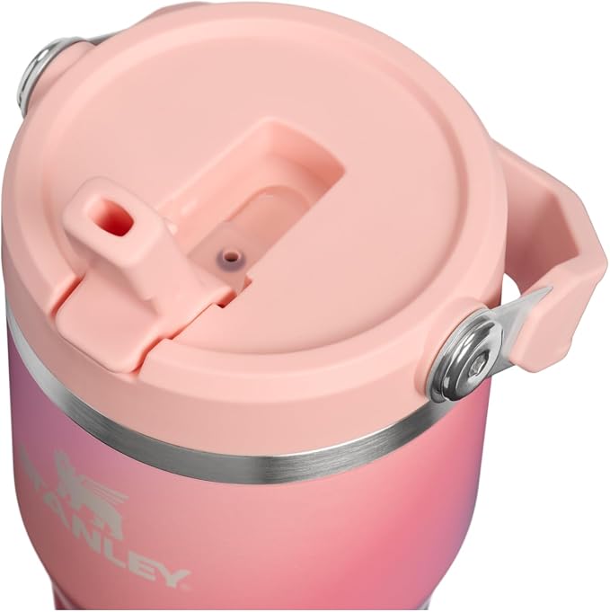 STANLEY IceFlow 2.0 Flip Straw Tumbler, 20 oz, Sunset Spiral | Easy Carry - Image 2