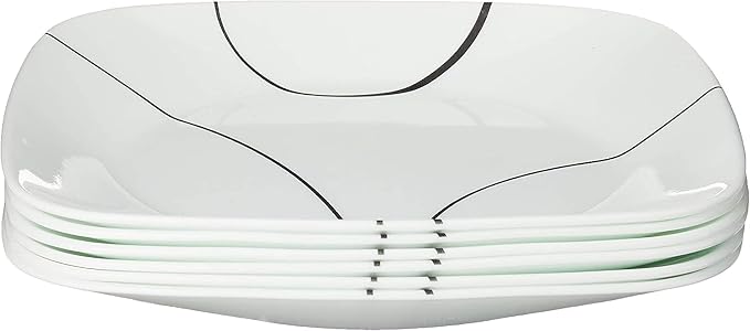 Corelle Vitrelle 6-Piece Salad Plate Set, Triple Layer Glass and Chip Resistant - Image 2