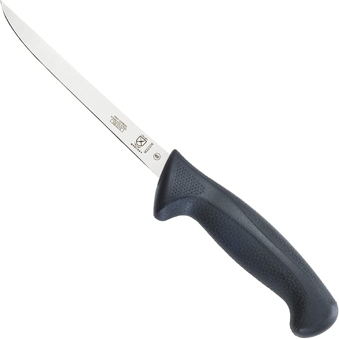 Mercer Culinary M22206 Millennia Black Handle, 6-Inch Narrow, Boning Knife by MercerCulinary