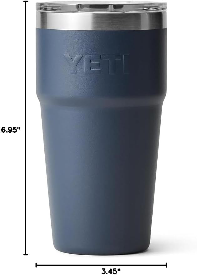 YETI Rambler 20 oz Stackable Tumbler, Stainless Steel, Vacuum Insulated - Image 9
