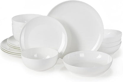16-Piece Bone China Dinnerware Set by KINGSTONE