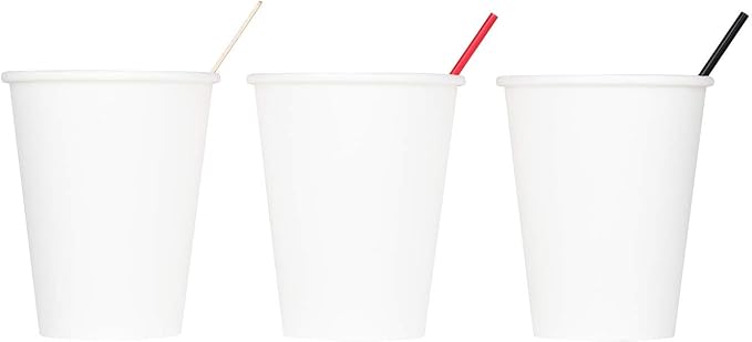 Karat 8oz Paper Hot Coffee Cups Disposable, Leak-Resistant Double Poly-Lined - Image 7