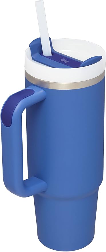 STANLEY Quencher H2.0 Flow State Tumbler, 30 oz, Iris | Handle and Straw | - Image 2