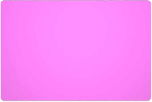 Silicone Placemats, Food-Grade Non-Slip Waterproof, Dining, Stain Resistant, Countertop Protector, Kitchen Counter Mat, Heat Resistant, Baking mat Dishwasher Safe (23.6"×15.7"-1pack, Rose)