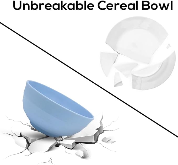 LRUUIDDE Unbreakable Cereal Bowls 24 oz - Image 7