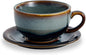 Coffeezone Vintage Design 12 oz Ceramic Latte Art Cappuccino Barista Cup by Coffeezone