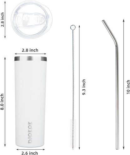 BJPKPK 20 oz 2 Pack Skinny Tumbler - Image 3