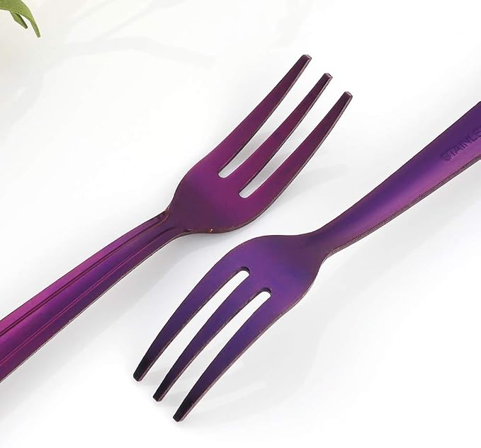 Oyster Fork Set of 12, 5.4 Inch Stainless Steel Cocktail Forks, 3 Tines Mini - Image 5