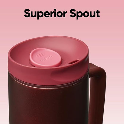 Owala SmoothSip Slider Stainless Steel Insulated Travel Mug - Image 4