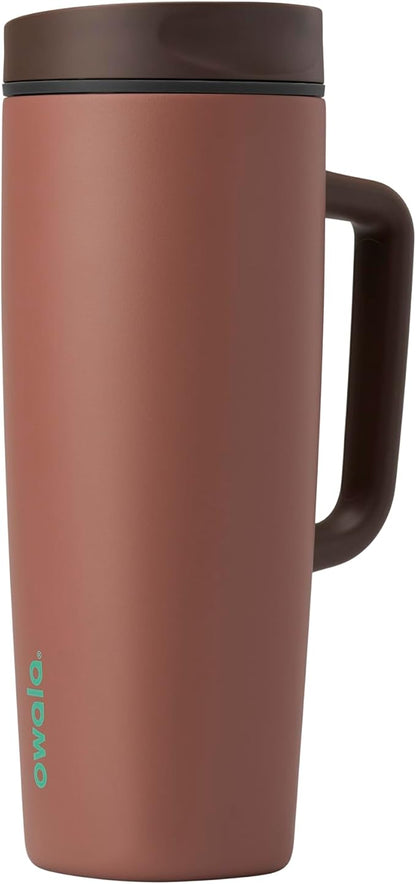 Owala SmoothSip Slider Stainless Steel Insulated Travel Mug by Unknown