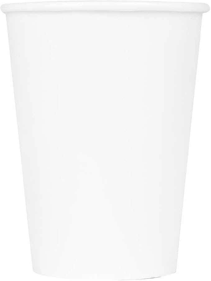 Karat 12 oz Paper Coffee Cup White Disposable Cup by Karat